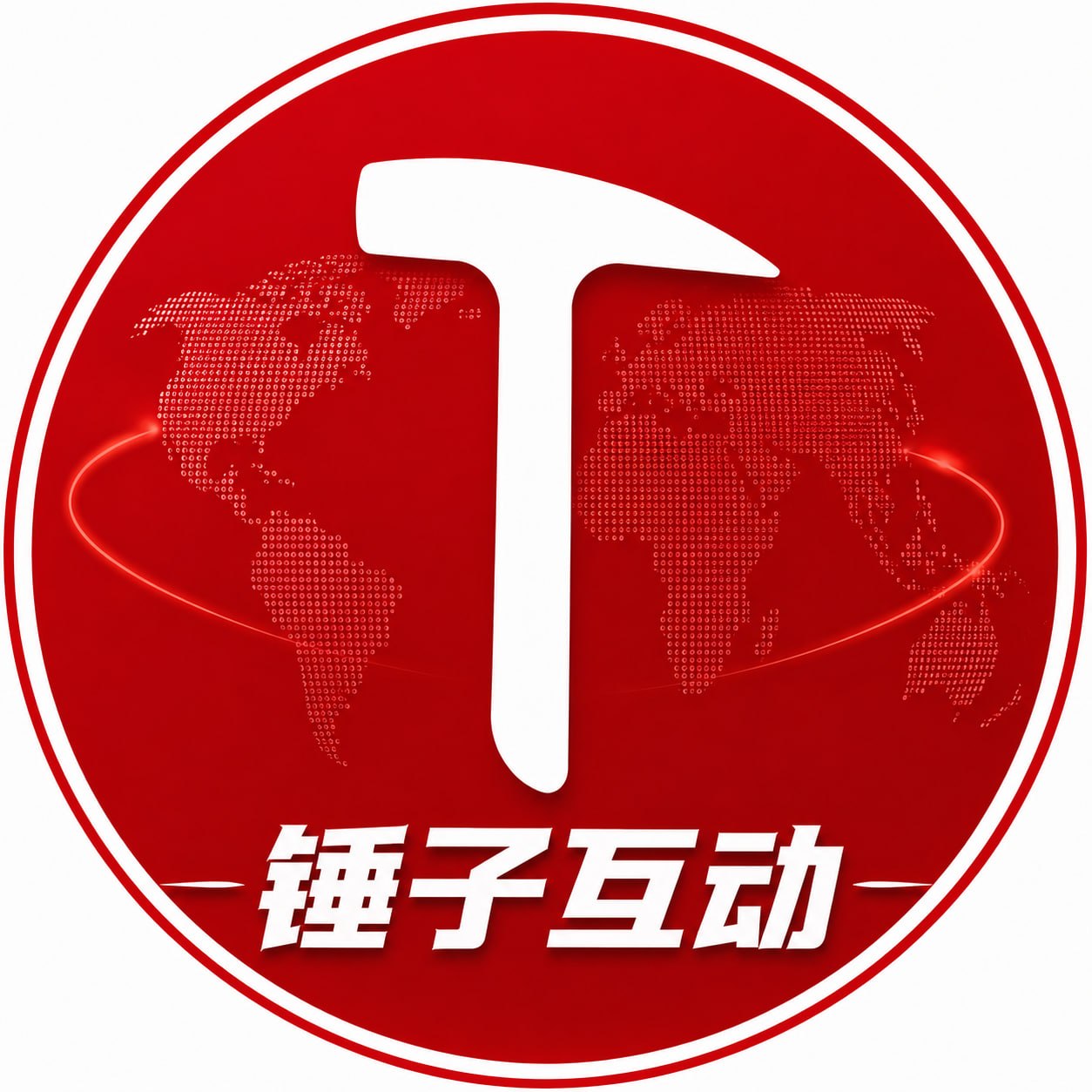 锤子互动标志